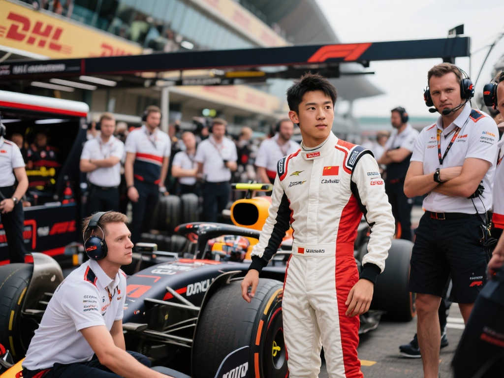 随时待命！周冠宇：为队友拍照，车队需要我就在